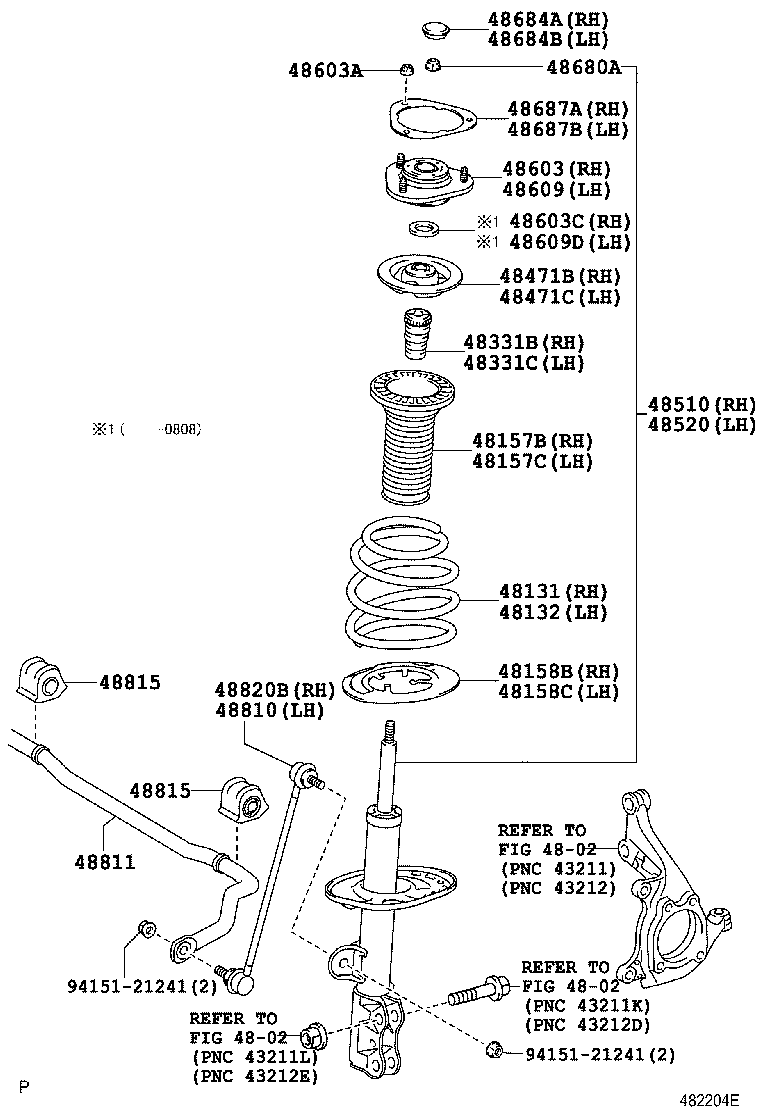 TOYOTA 48510-80285 - Амортизатор unicars.by