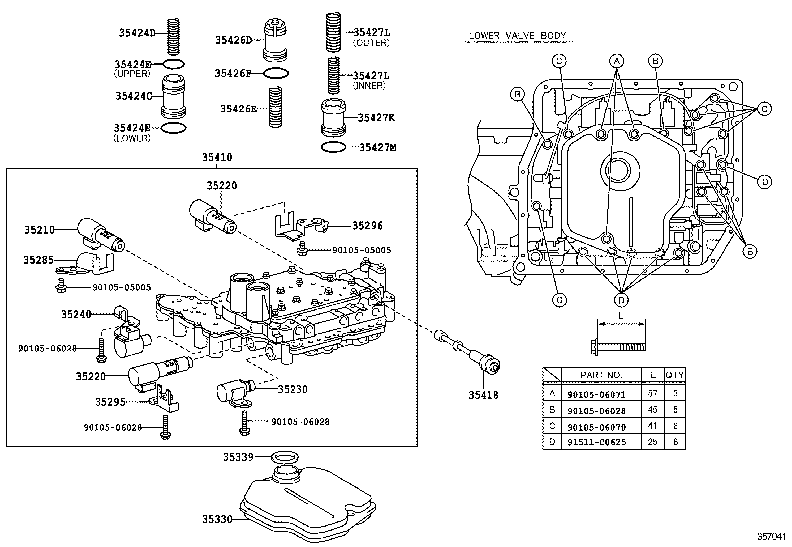 TOYOTA 35330-28010 - Гидрофильтр, автоматическая коробка передач unicars.by