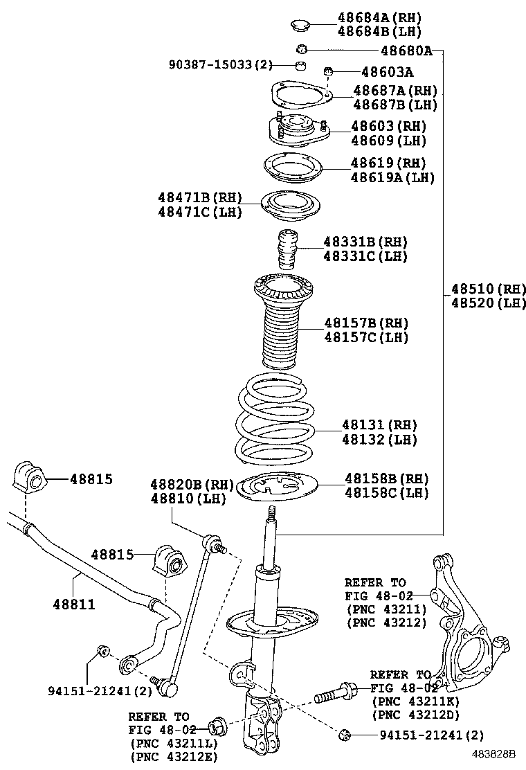 TOYOTA 4851080645 - Амортизатор unicars.by