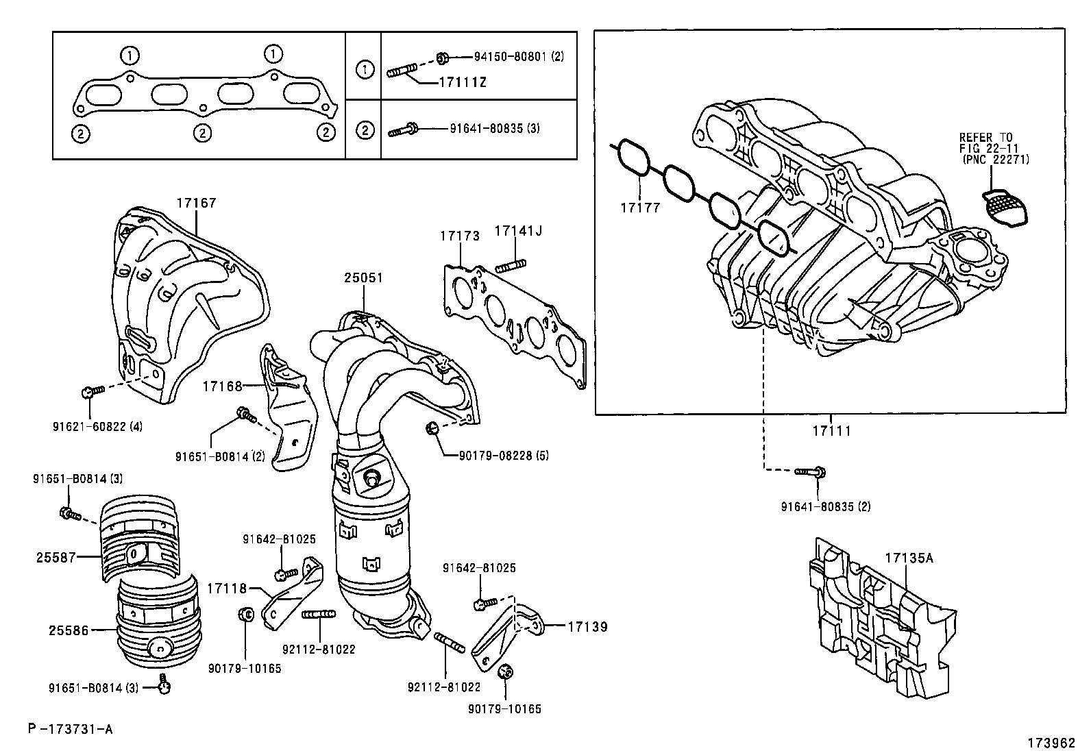 TOYOTA 2505128040 - Катализатор unicars.by