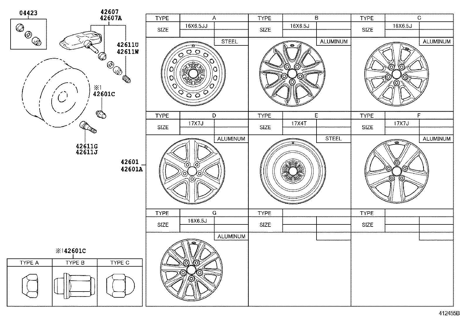 TOYOTA 90080-17035 - Гайка крепления колеса unicars.by