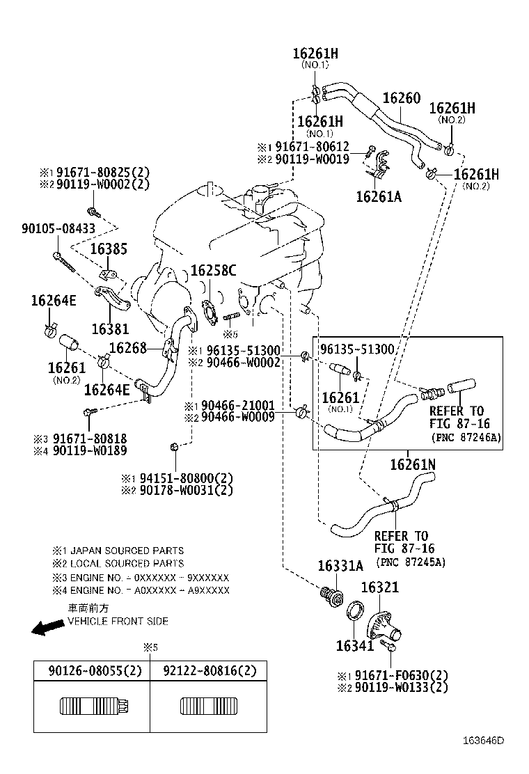 Subaru 90916-03134 - Термостат охлаждающей жидкости / корпус unicars.by