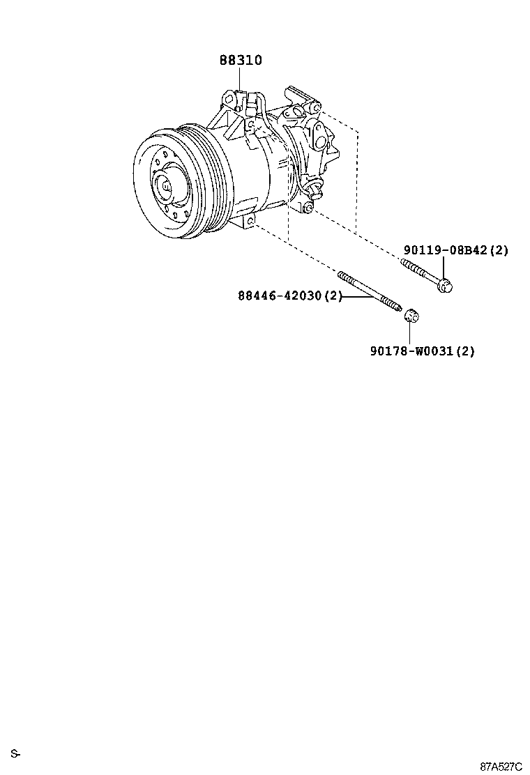 WIESMANN 88310-0D320 - Компрессор кондиционера unicars.by