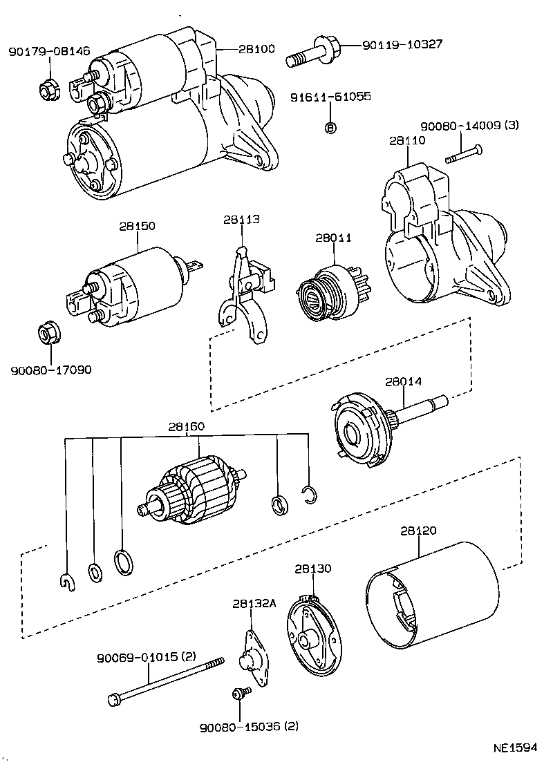 Daihatsu 9017908146 - Гайка, выпускной коллектор unicars.by