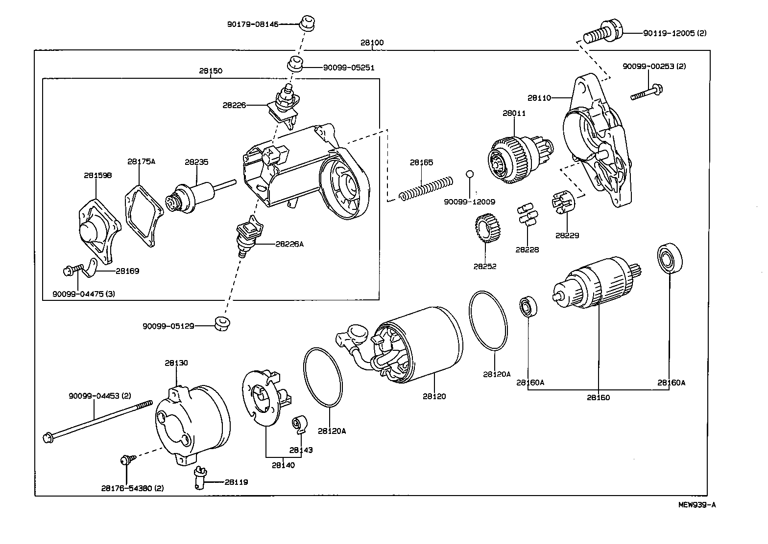 TOYOTA 2810066040 - Стартер unicars.by