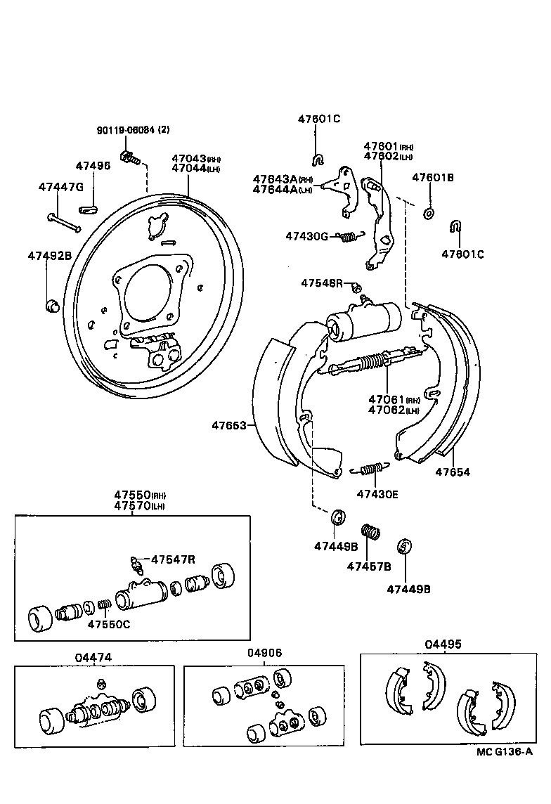 TOYOTA 47570 32010 - Колесный тормозной цилиндр unicars.by