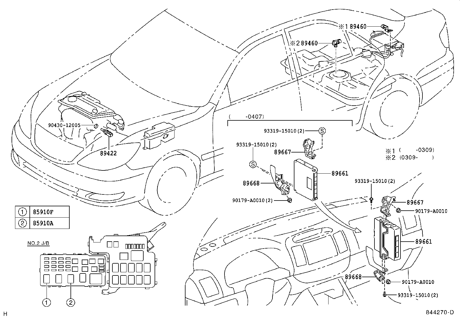 TOYOTA 89422-16010 - Датчик, температура охлаждающей жидкости unicars.by