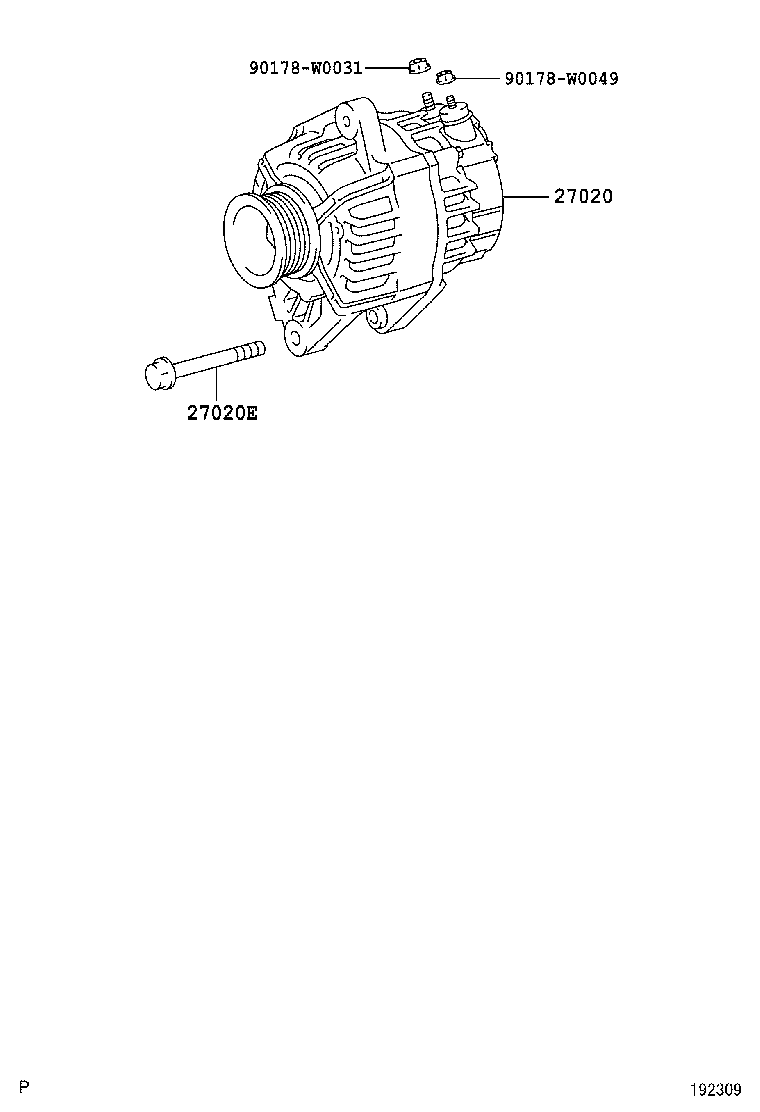 CITROËN 270600Q010 - Генератор unicars.by