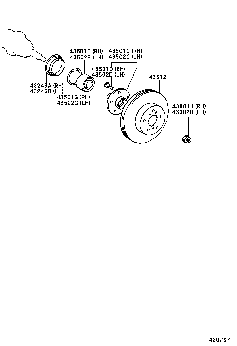 FORD 90363W0001 - Комплект подшипника ступицы колеса unicars.by