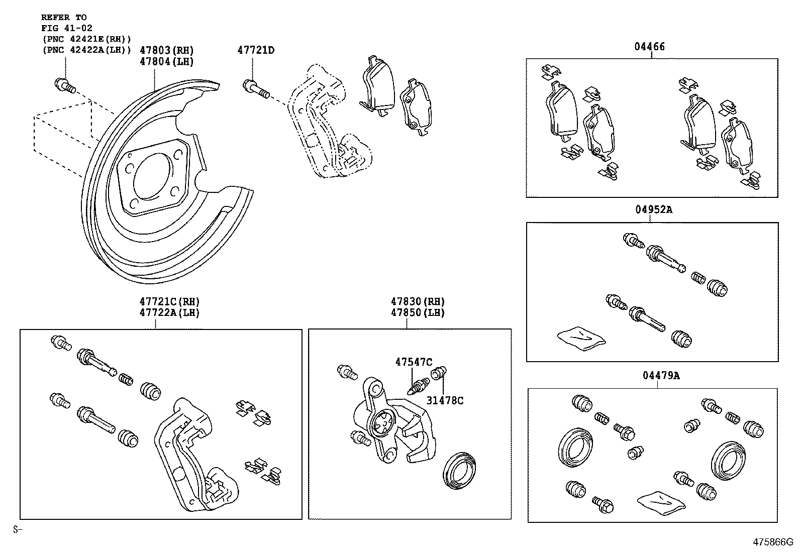 Mitsubishi 0446602180 - Тормозные колодки, дисковые, комплект unicars.by