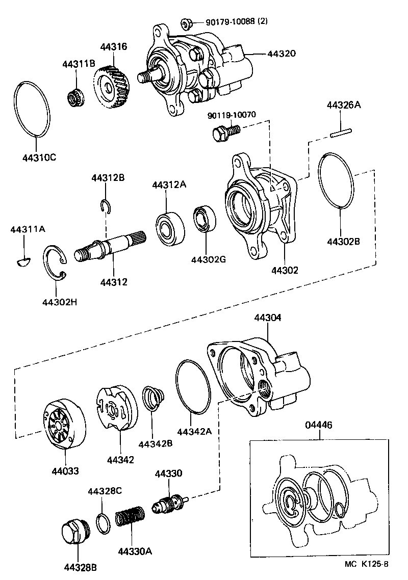 TOYOTA 9030160002 - Прокладка, впускной коллектор unicars.by