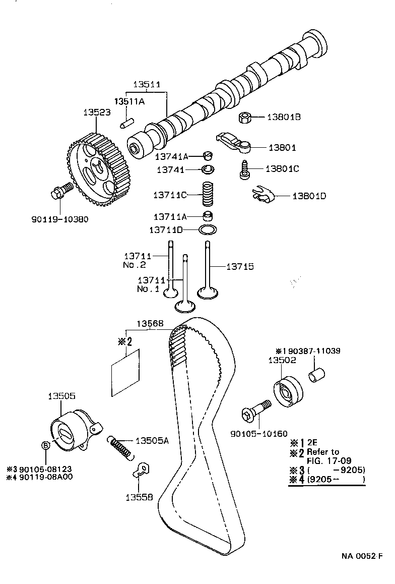 LEXUS 1350310011 - Натяжной ролик, зубчатый ремень ГРМ unicars.by