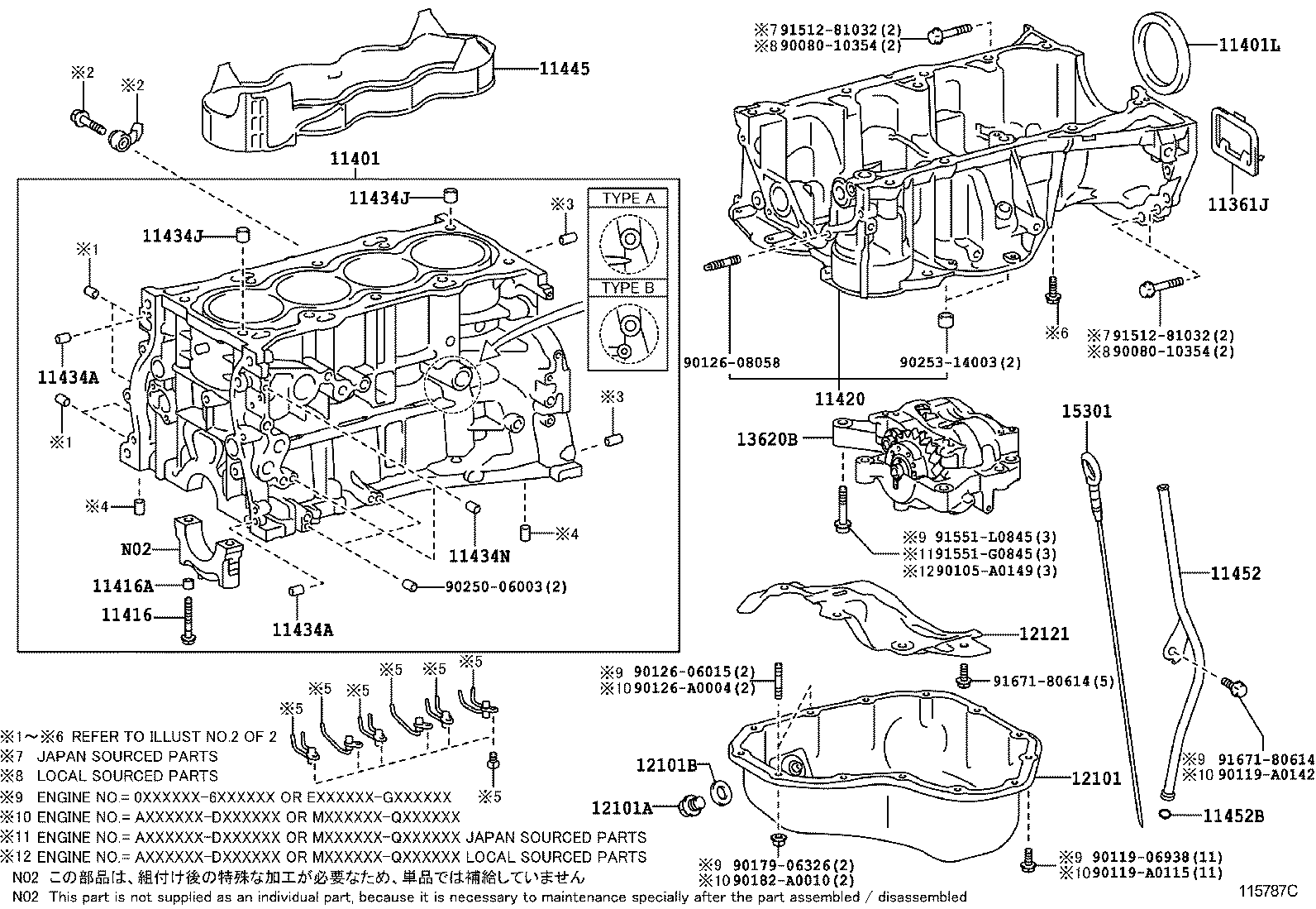 TOYOTA 90311-89005 - Уплотняющее кольцо, коленчатый вал unicars.by