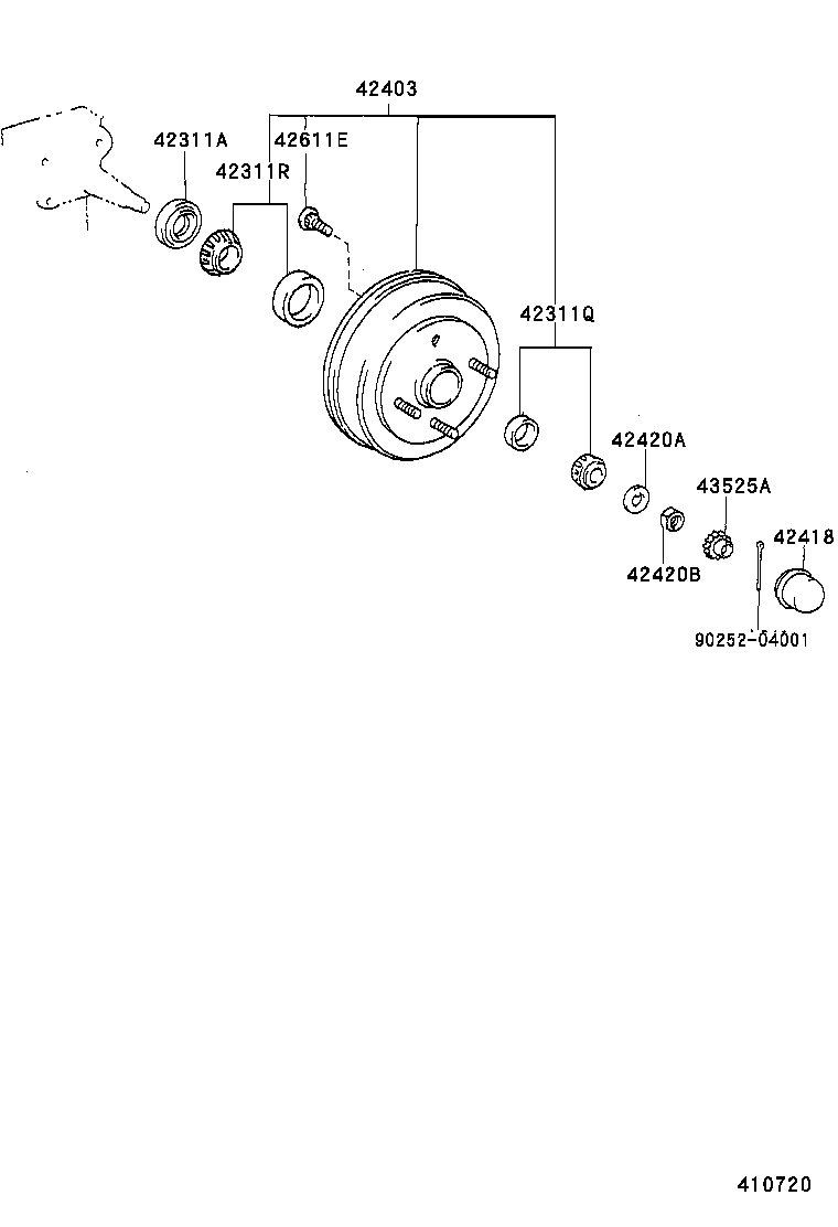 TOYOTA 90366-17010 - Комплект подшипника ступицы колеса unicars.by