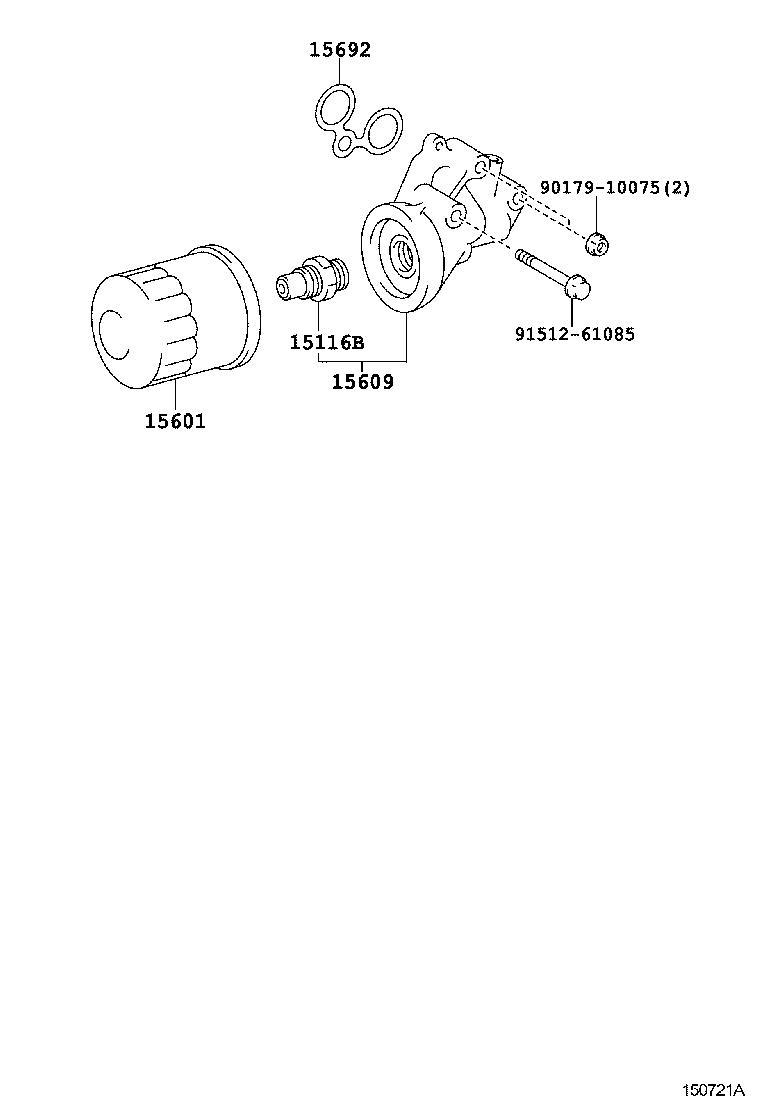 Daihatsu 90915 30003 - Масляный фильтр unicars.by