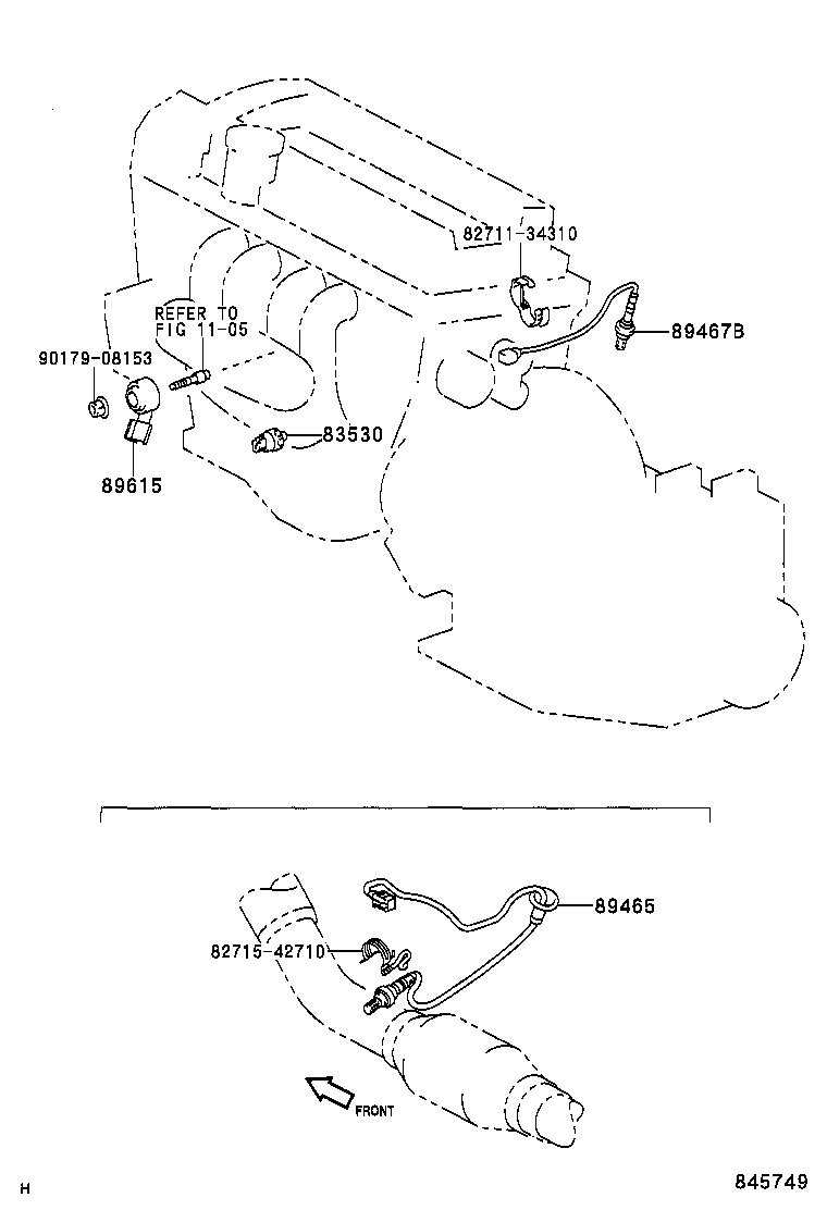 TOYOTA 89465 47070 - Лямбда-зонд, датчик кислорода unicars.by