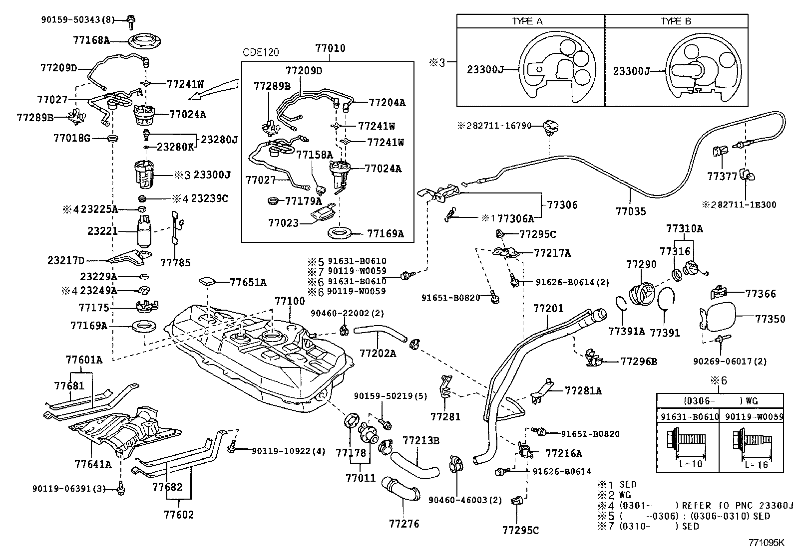 TOYOTA 2322122030 - Топливный насос unicars.by