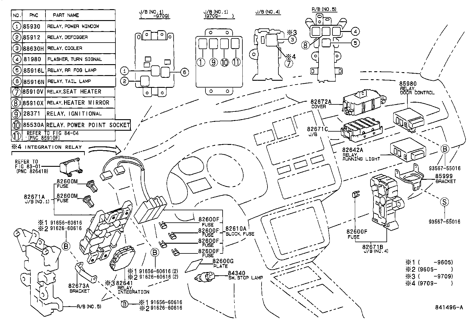 TOYOTA 8198012070 - Прерыватель указателей поворота unicars.by