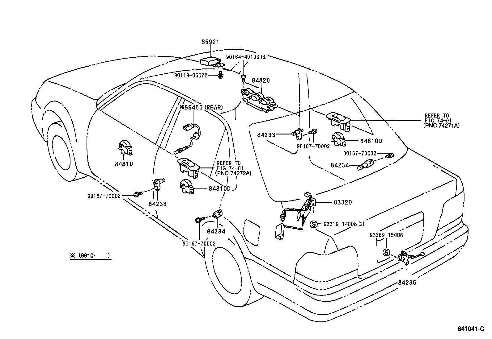 TOYOTA 89465-02040 - Лямбда-зонд, датчик кислорода unicars.by