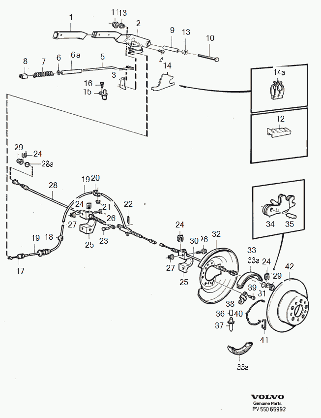 Volvo 6819032 - Тросик, cтояночный тормоз unicars.by