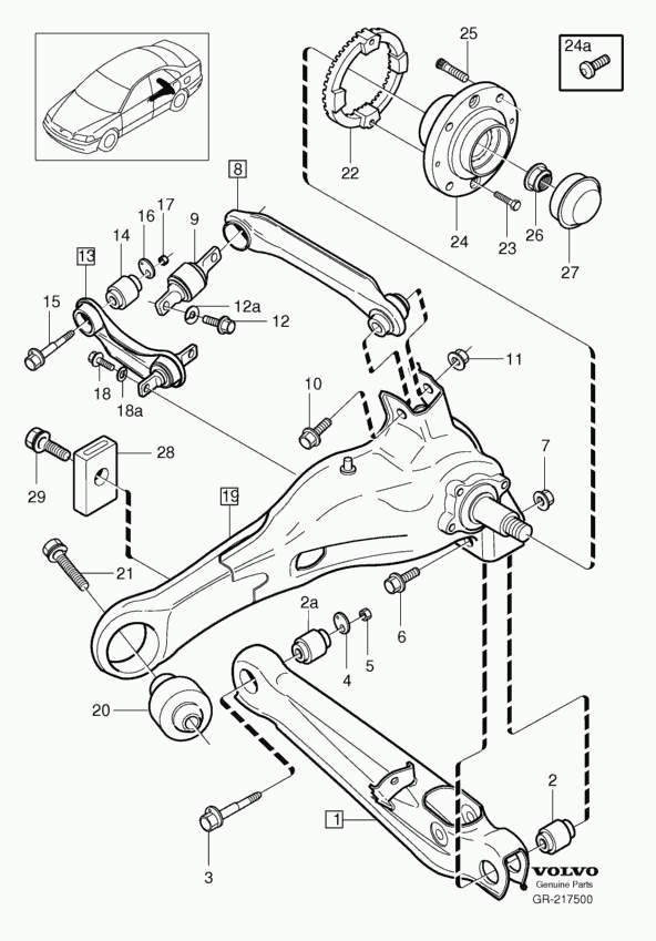 Volvo 30873324 - Комплект подшипника ступицы колеса unicars.by