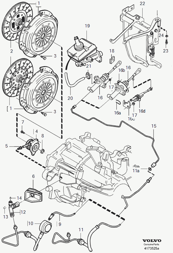 Volvo 271494 - Комплект сцепления unicars.by