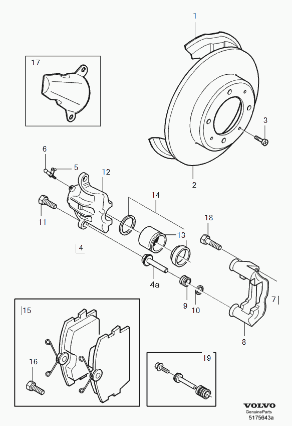 Volvo 3342530 - Ремкомплект, тормозной суппорт unicars.by