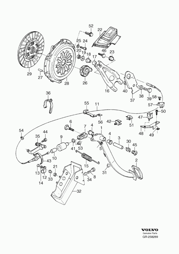 Volvo 3467124 - Диск сцепления, фрикцион unicars.by