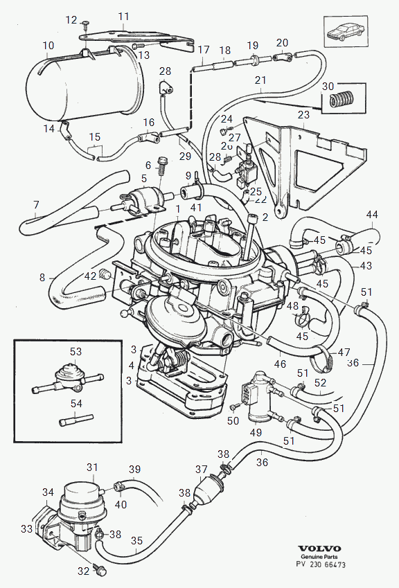 Volvo 464728 - Топливный фильтр unicars.by