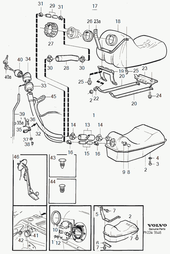 Volvo 1 129 133 - Крышка, топливный бак unicars.by