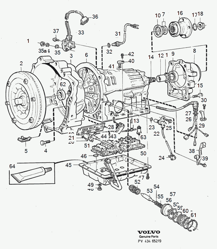 Volvo 3520753 - Сальник АКПП unicars.by