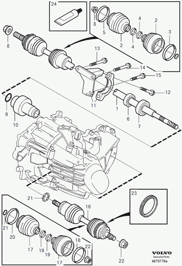 Volvo 6814502 - Зубчатое кольцо для датчика ABS unicars.by