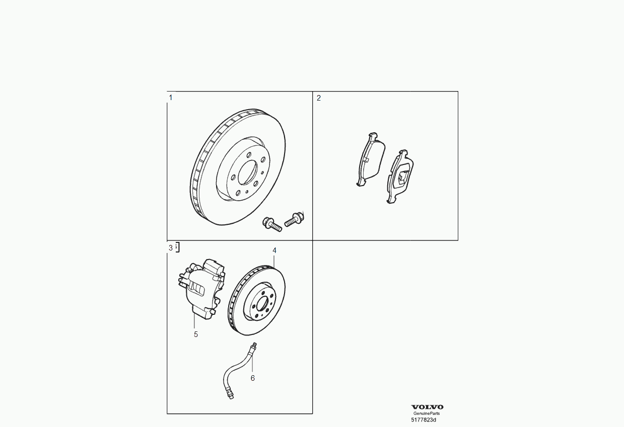 Volvo 30665464 - Тормозной шланг unicars.by