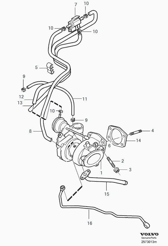 Volvo 8601458 - Турбина, компрессор unicars.by