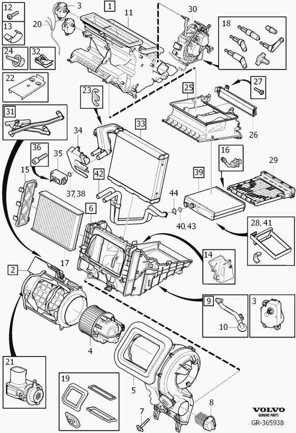 Volvo 31390880 - Фильтр воздуха в салоне unicars.by