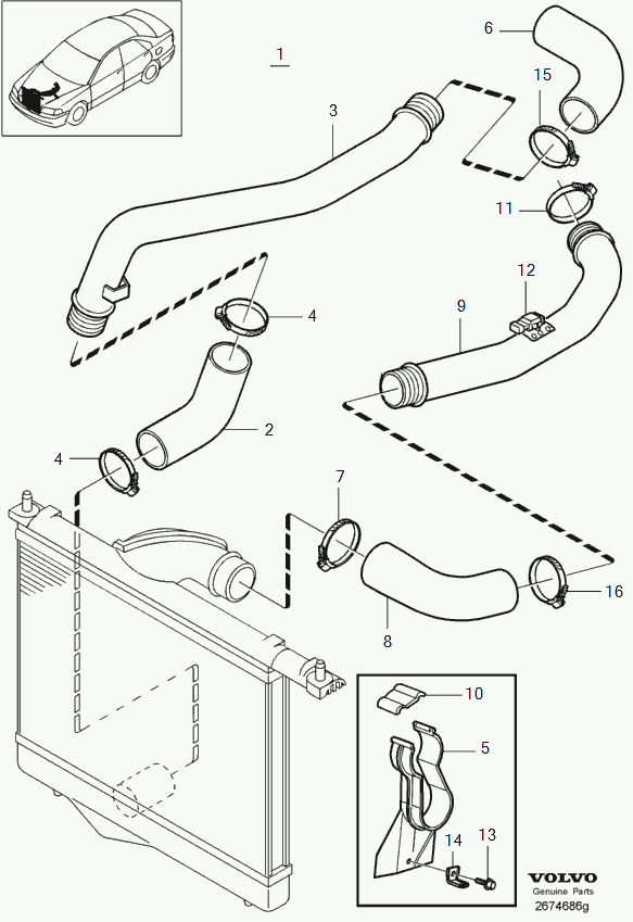 Volvo 3 088 979 5 - Датчик, давление наддува unicars.by