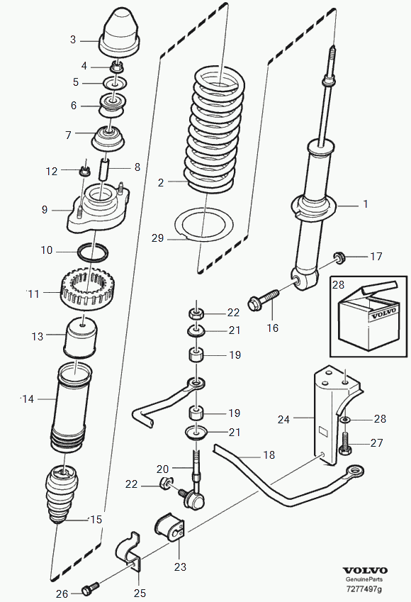 Mitsubishi 30884359 - Тяга / стойка, стабилизатор unicars.by