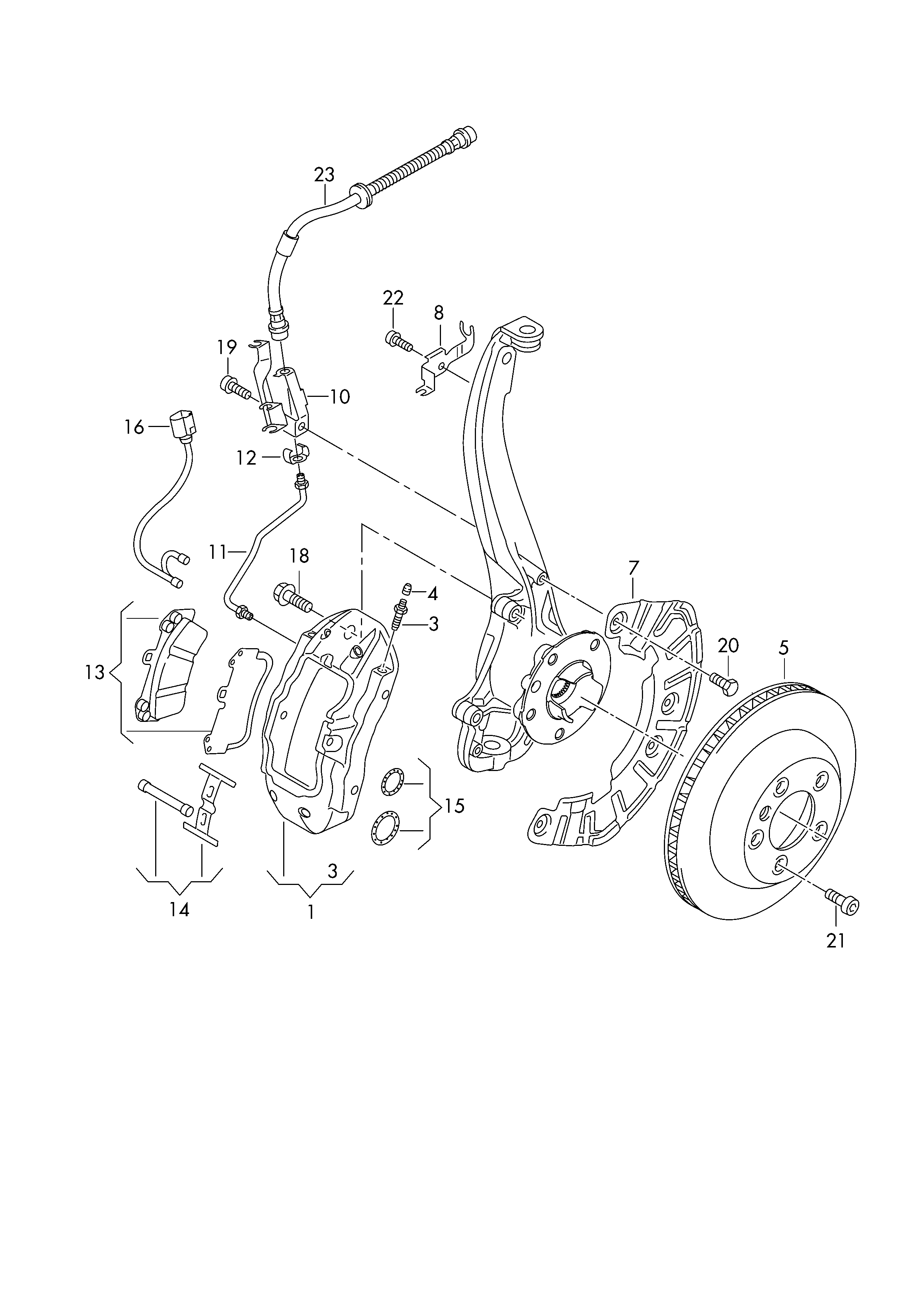 Seat 7L6 698 151E - Тормозные колодки, дисковые, комплект unicars.by