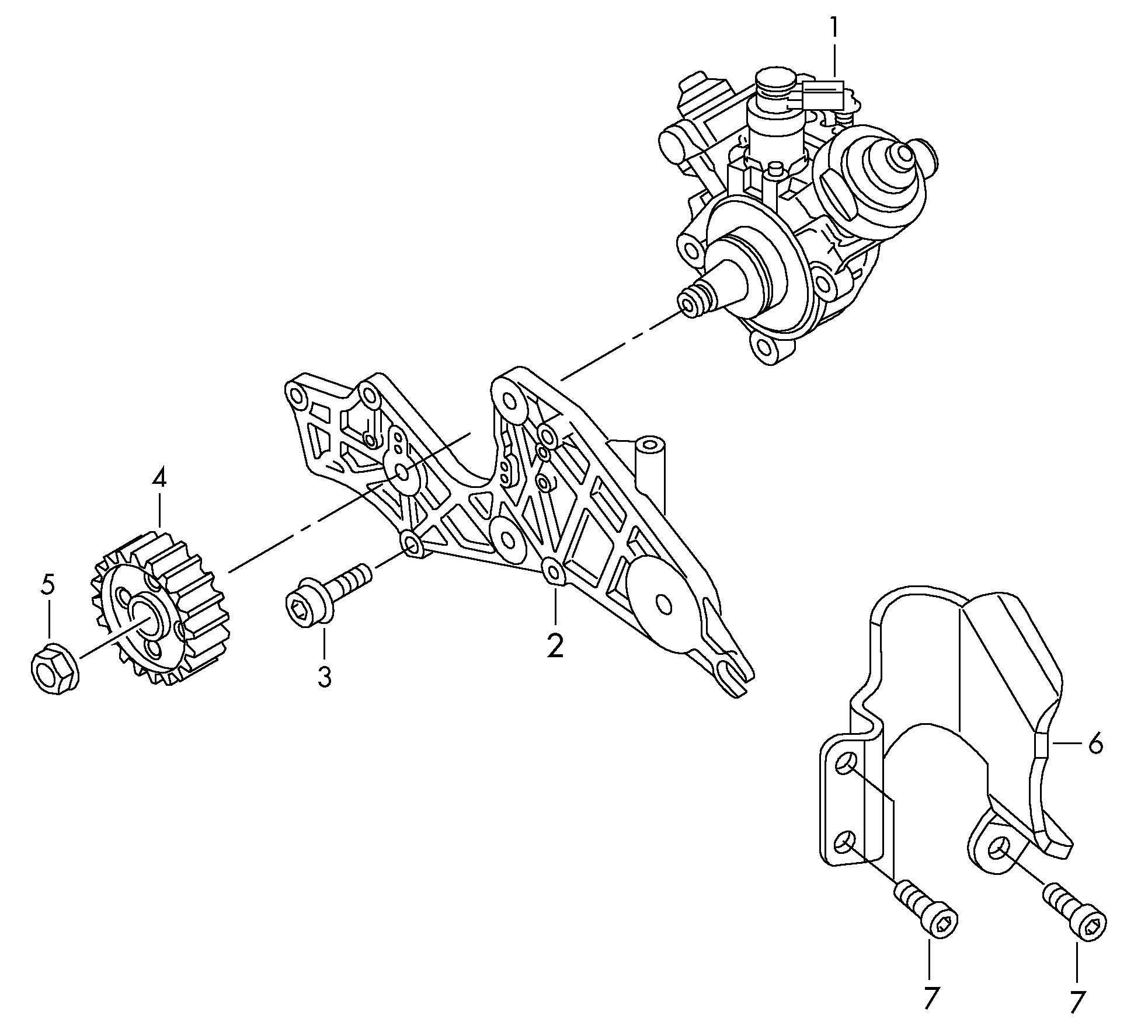 VW 059 130 755 BD - Насос высокого давления unicars.by