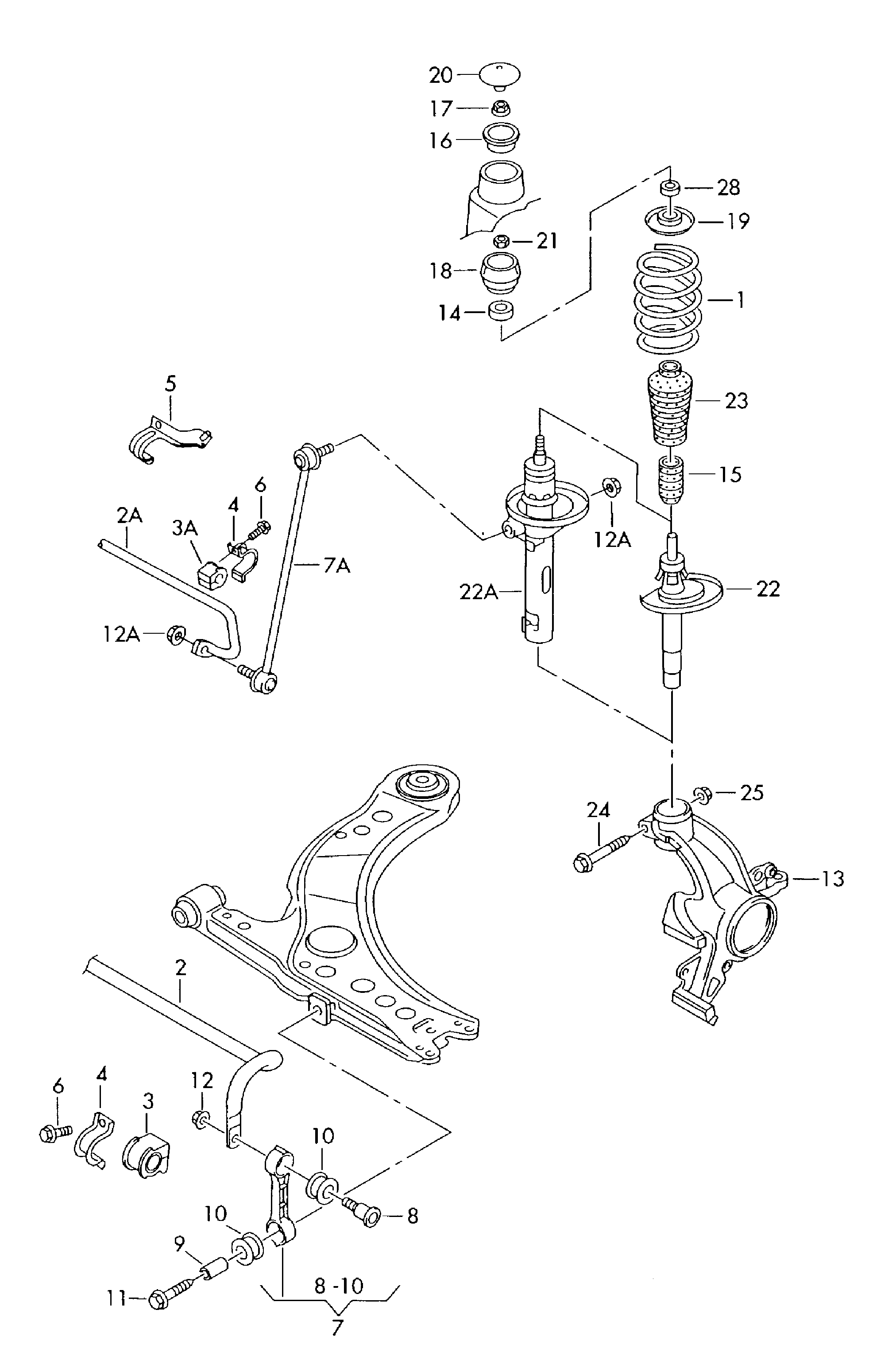 Seat 1J0 411 105 AF - Пружина ходовой части unicars.by