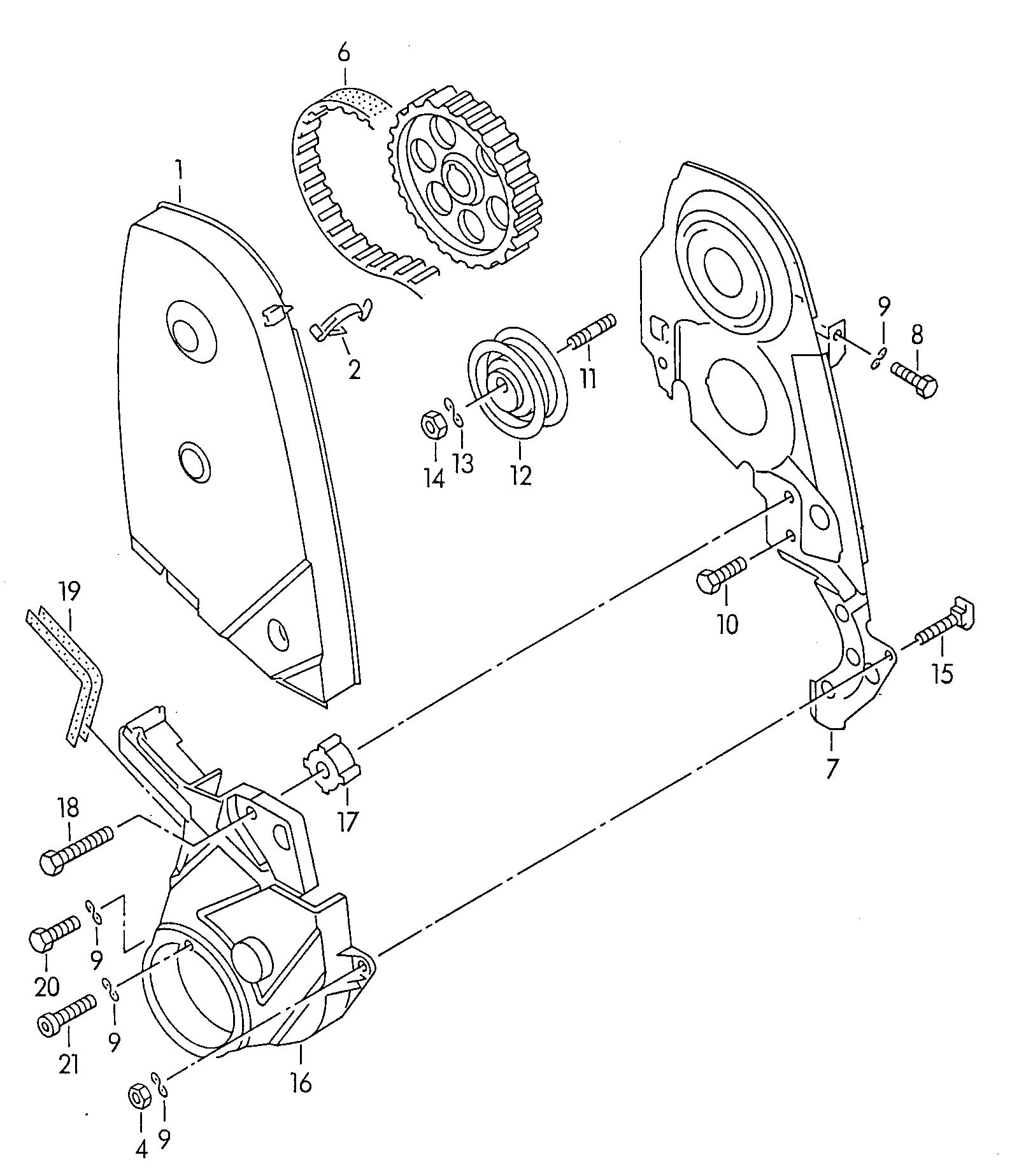 AUDI N 010 269 5 - Комплект зубчатого ремня ГРМ unicars.by