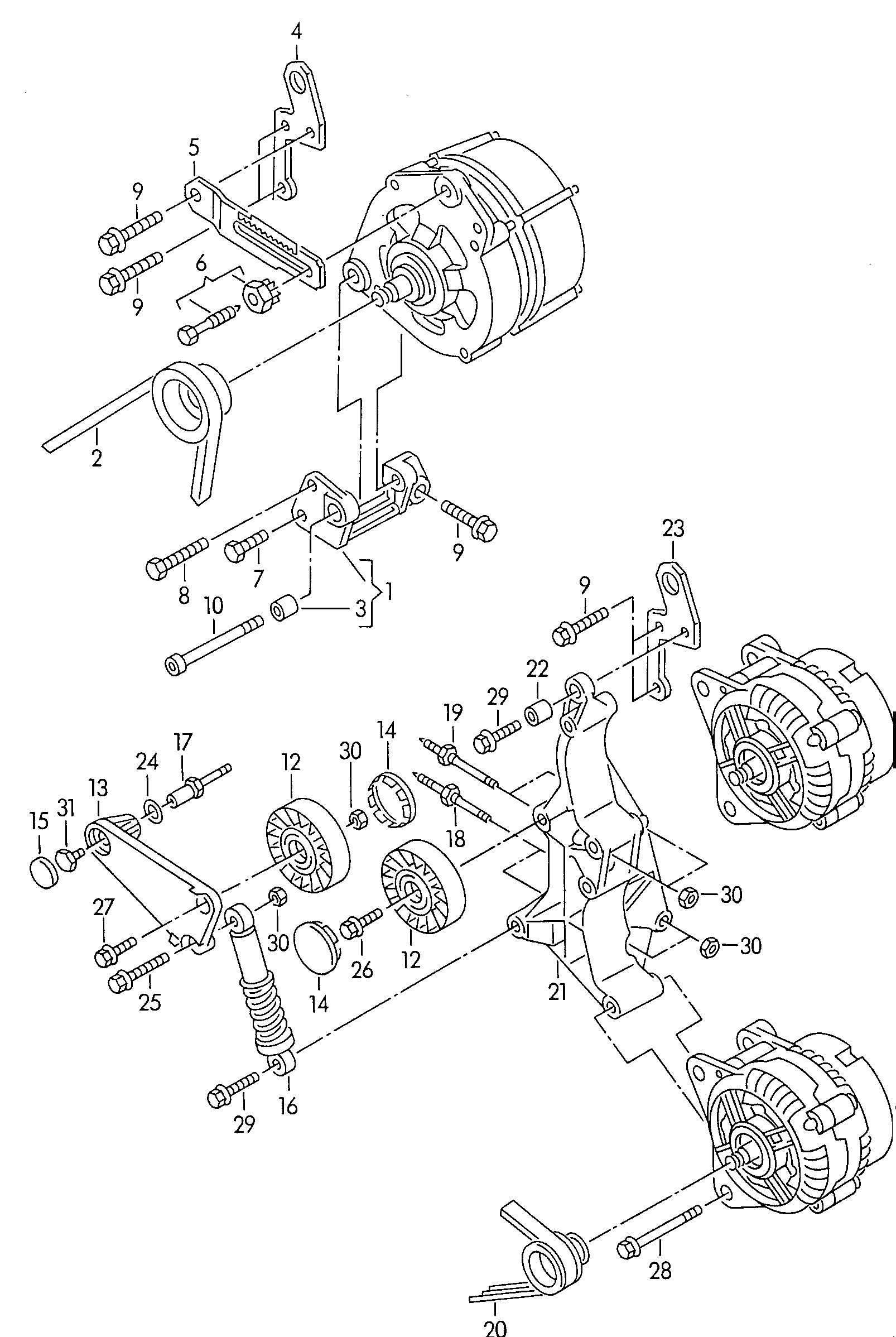 VW 068 903 137 D - Клиновой ремень, поперечные рёбра unicars.by