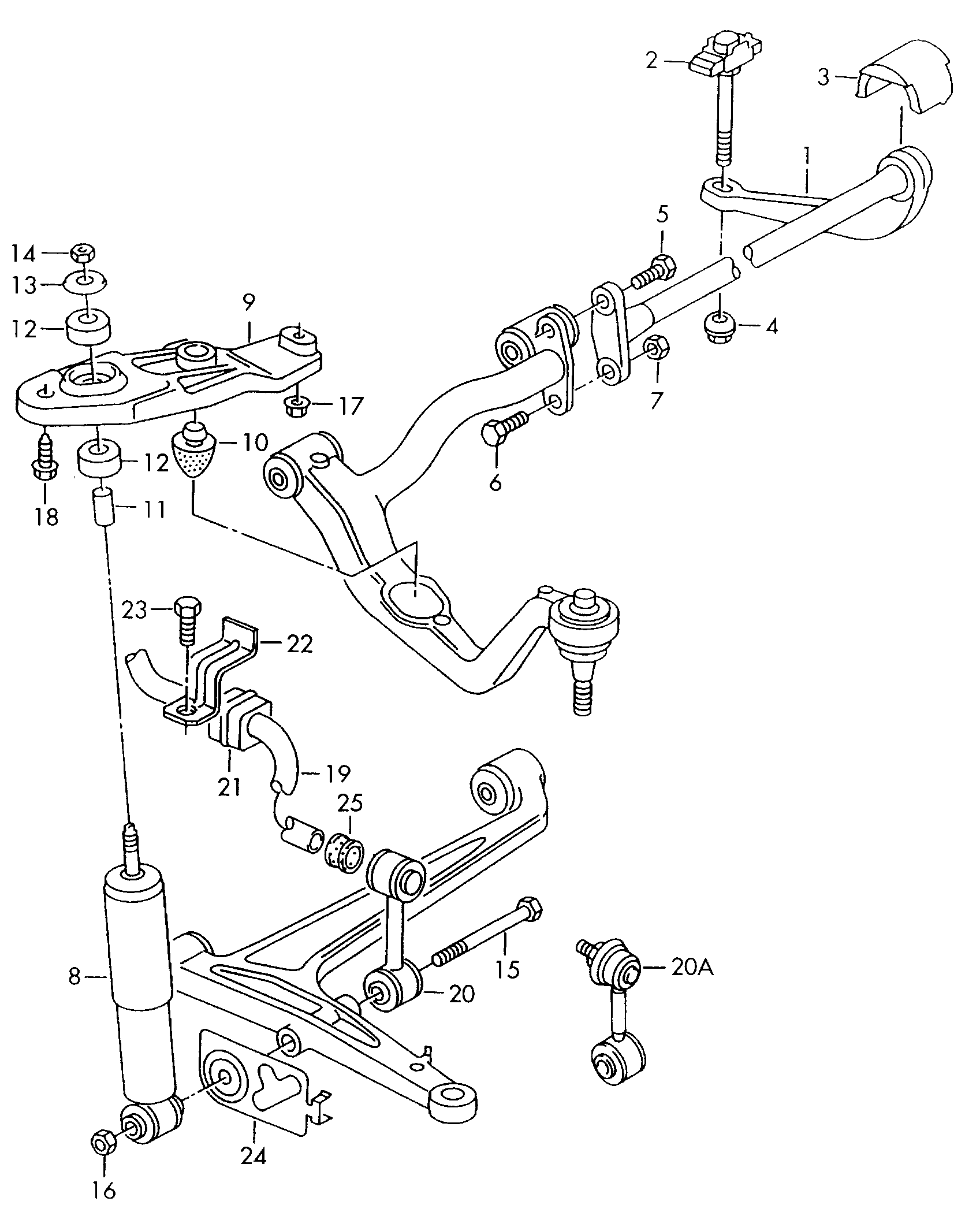 VAG 701407303 - Буфер, поворотный кулак unicars.by