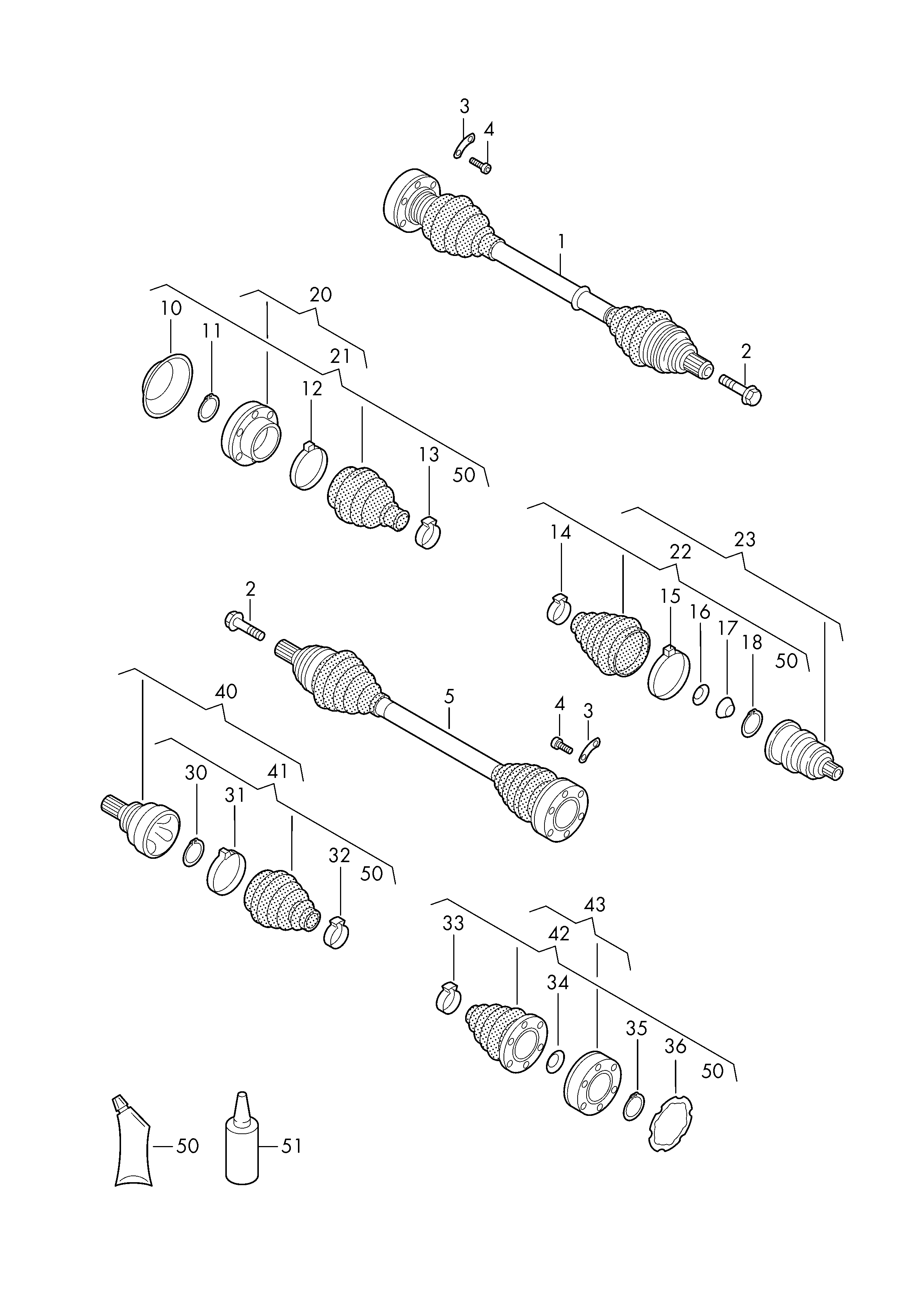 Seat 5M0 498 203 - Пыльник, приводной вал unicars.by