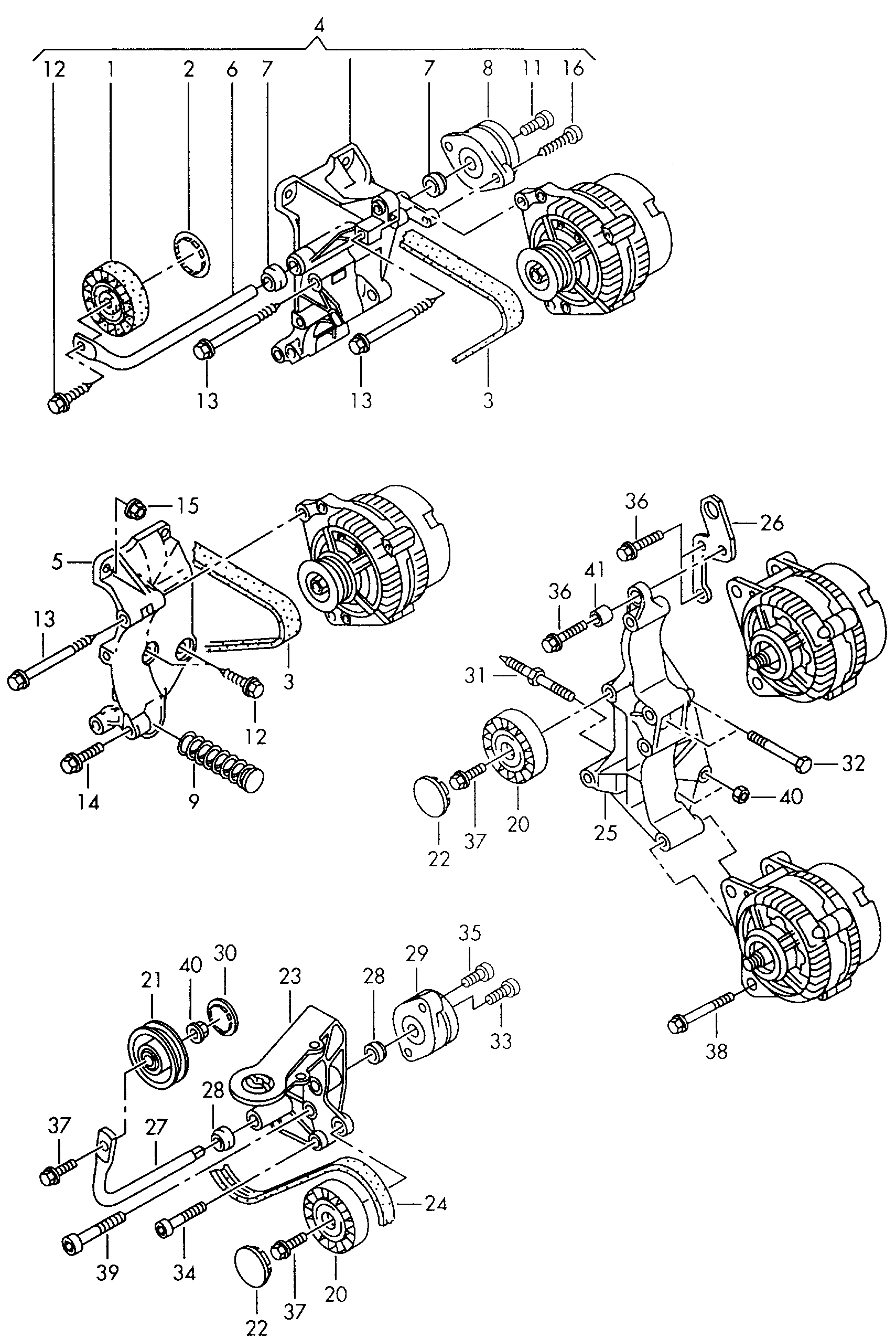 Mercedes-Benz 028145278E - Ролик, поликлиновый ремень unicars.by