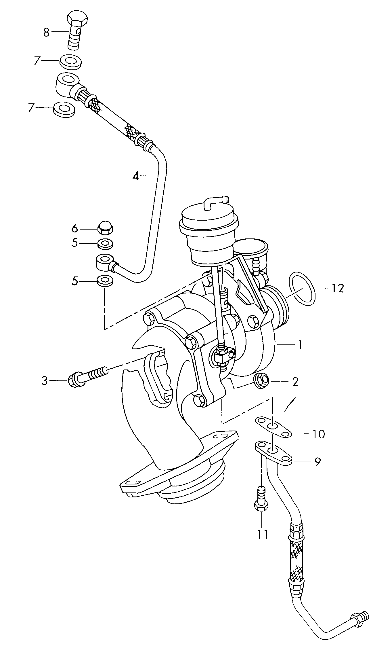 AUDI 074145701A - Турбина, компрессор unicars.by