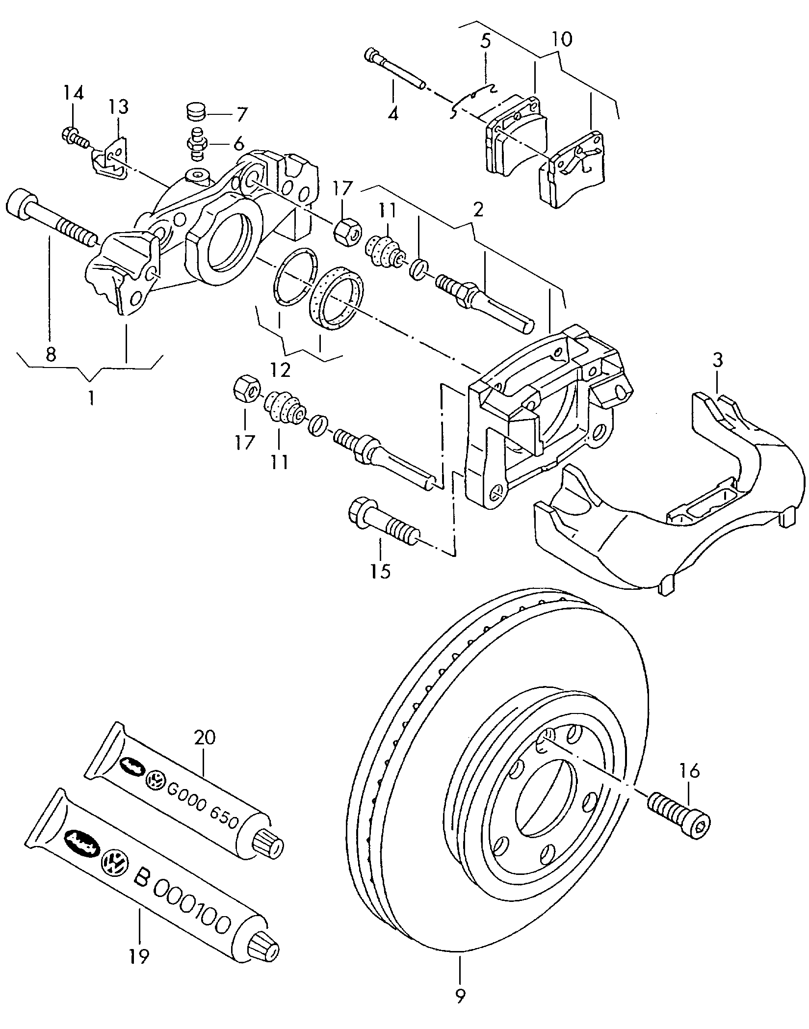 AUDI 7D0.615.301C - Тормозной диск unicars.by