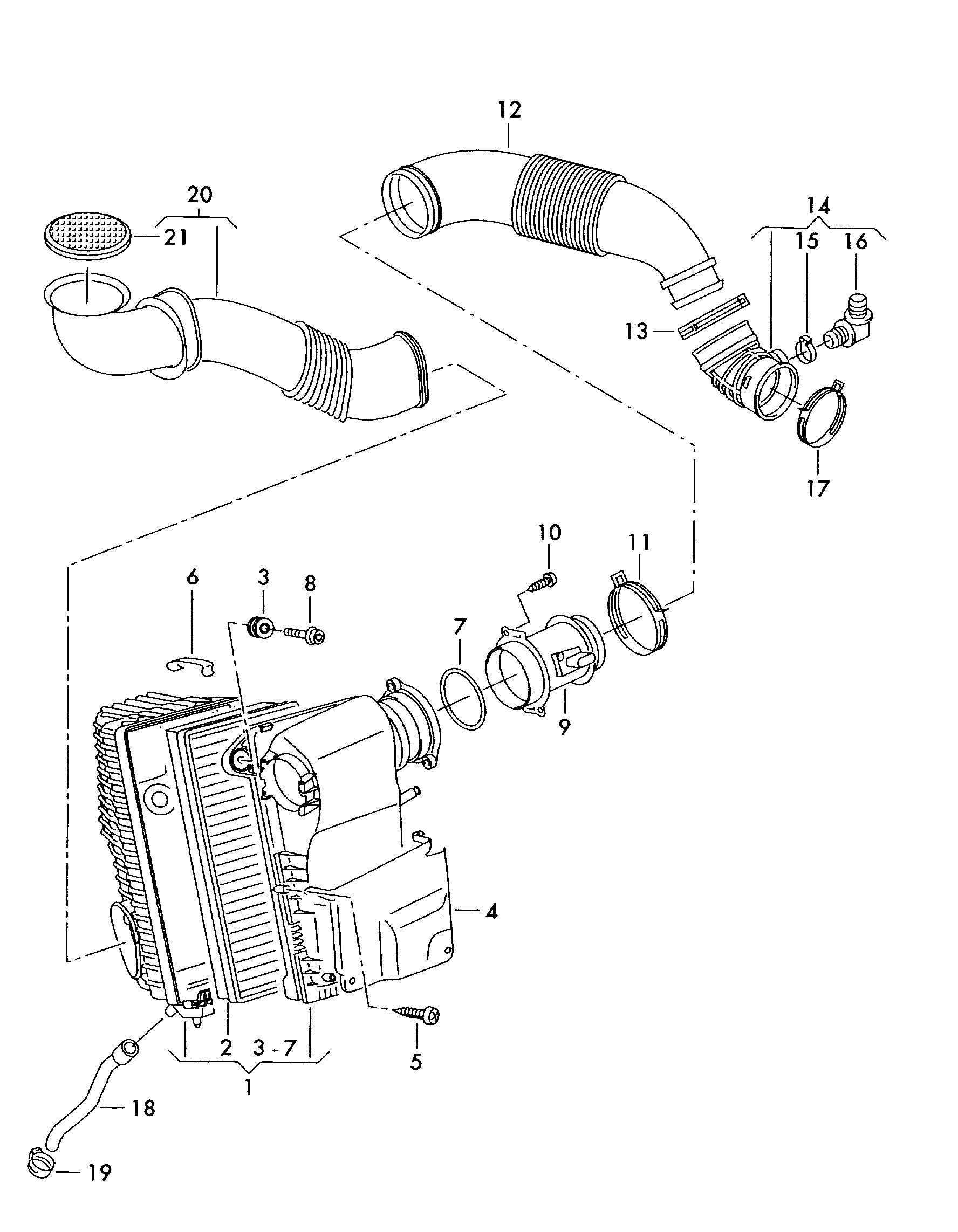 VAG N  90964301 - Прокладка, впускной коллектор unicars.by