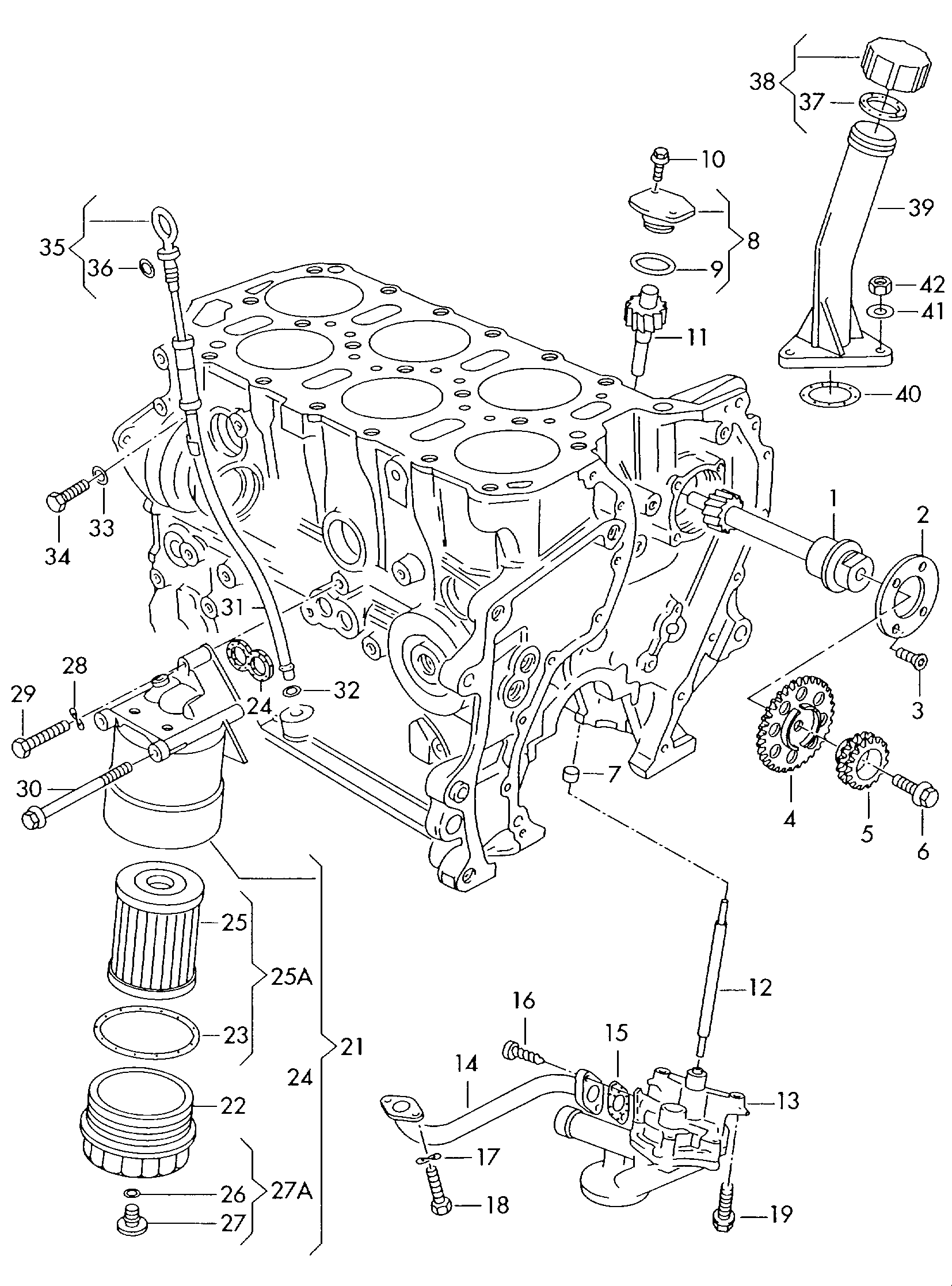 Skoda 021 115 562 - Масляный фильтр unicars.by