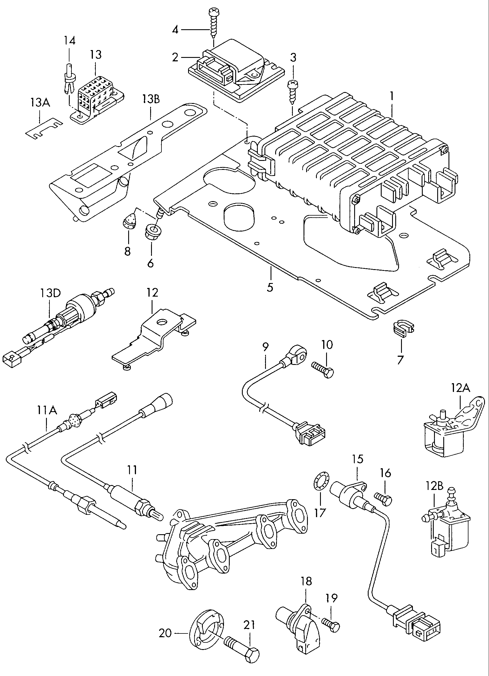 AUDI 030 906 265 AA - Лямбда-зонд, датчик кислорода unicars.by